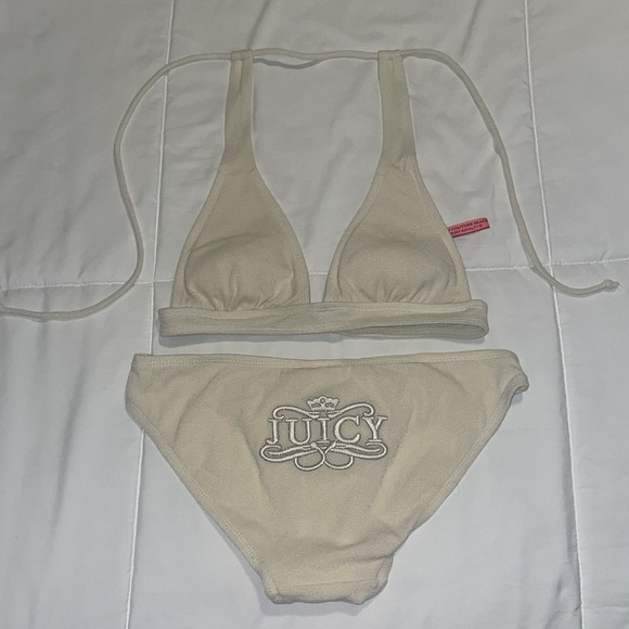 Vintage 00s Juicy Couture fold over bikini bottom